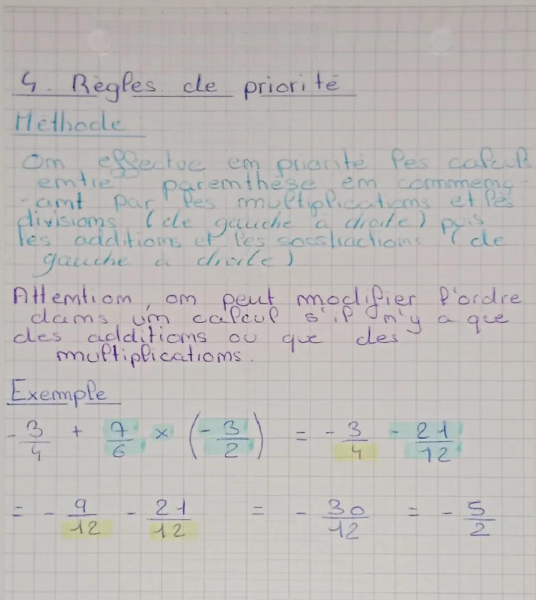 Maths
1/2
Operations avec les fractioms.
1. Additiommer ou soustraire
des fractions
Methode:
om recluit au
meme demormimateur
cm
additiome 0