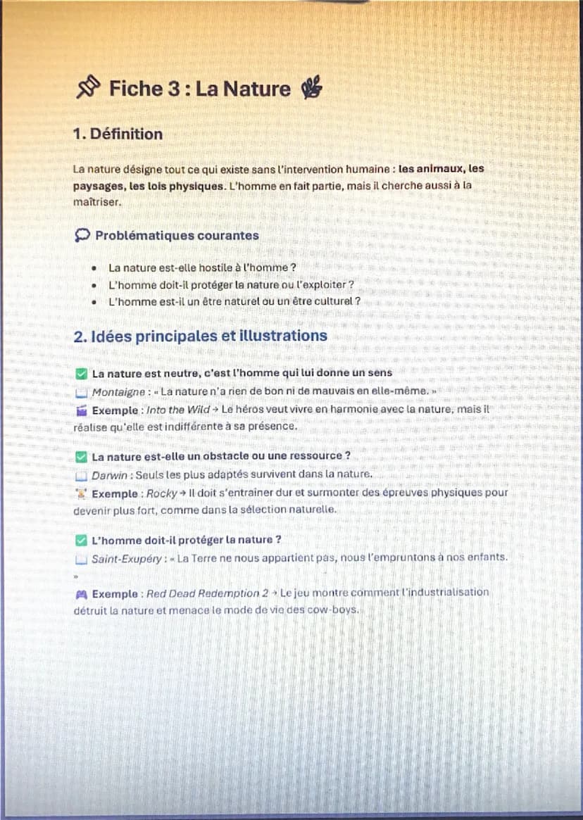 # Fiche 1: L'Art 1. Définition

L'art est une activité humaine qui vise à produire des œuvres ayant une dimension esthétique,
expressive ou 