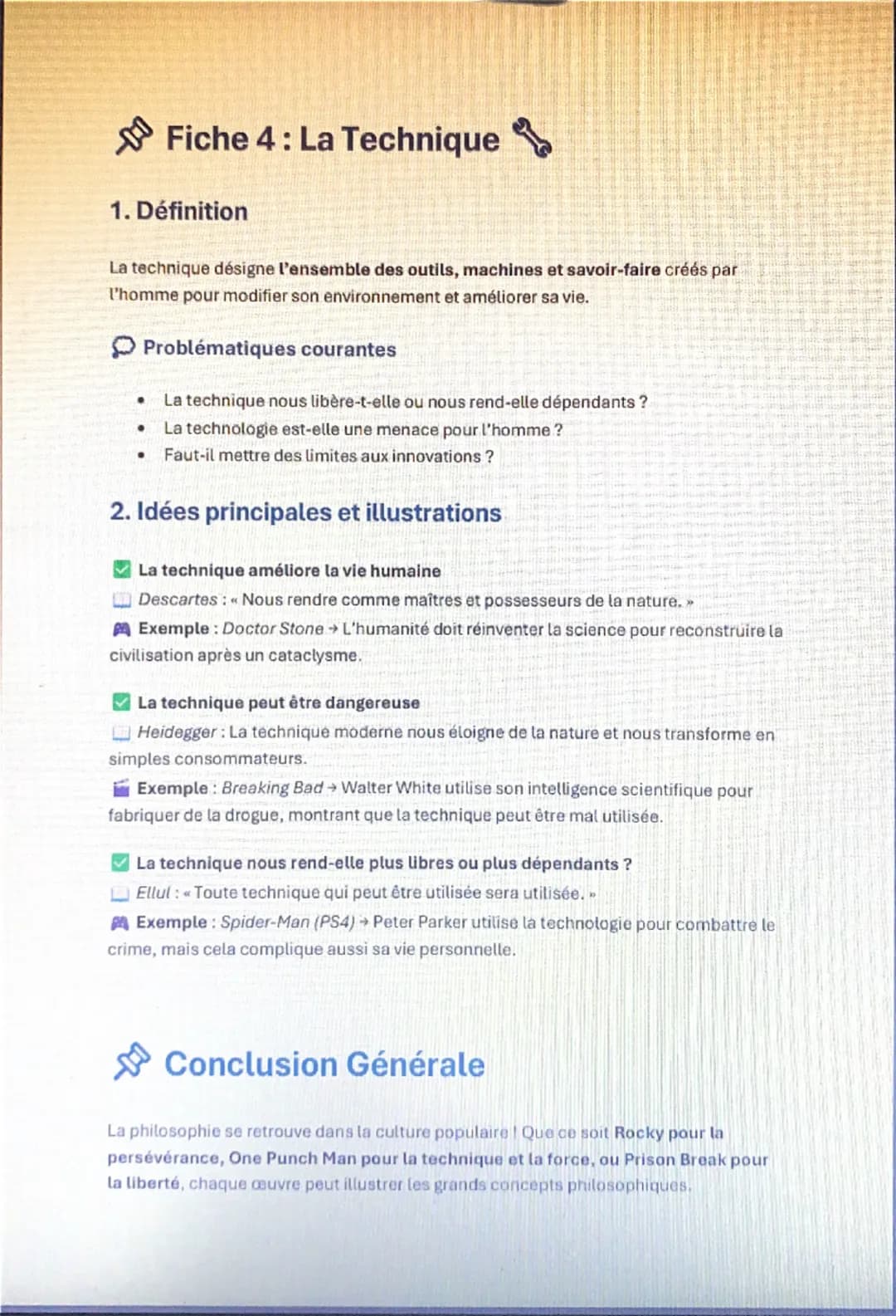 # Fiche 1: L'Art 1. Définition

L'art est une activité humaine qui vise à produire des œuvres ayant une dimension esthétique,
expressive ou 