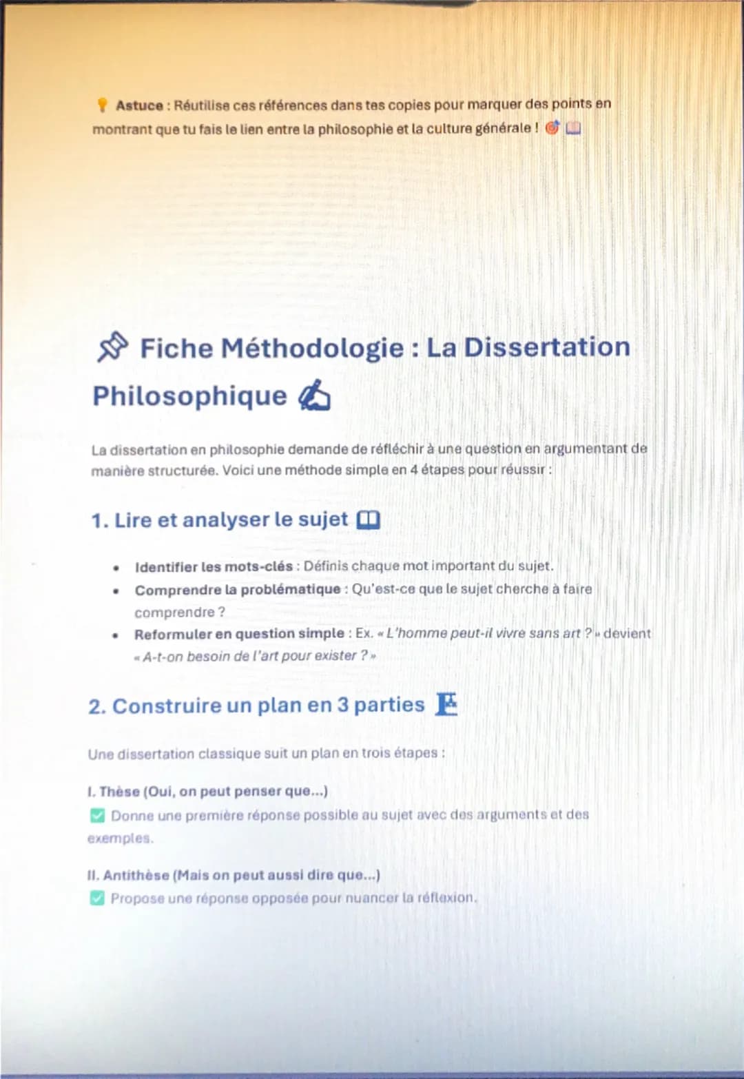 # Fiche 1: L'Art 1. Définition

L'art est une activité humaine qui vise à produire des œuvres ayant une dimension esthétique,
expressive ou 