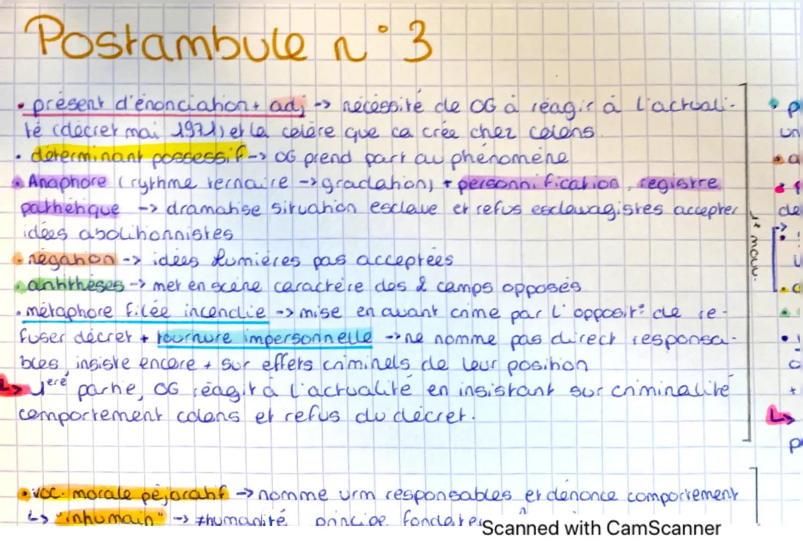 Postambule n°3
Il était bien nécessaire que je dise quelques mots sur les troubles que cause, dit-on, le
décret en faveur des hommes de coul