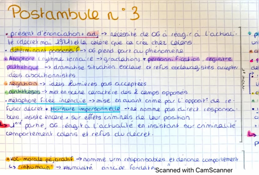 Postambule n°3
Il était bien nécessaire que je dise quelques mots sur les troubles que cause, dit-on, le
décret en faveur des hommes de coul