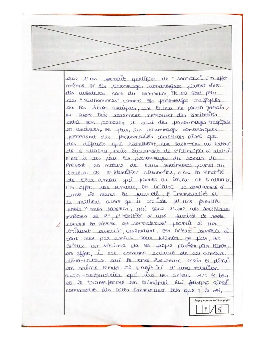 DST Français-
4h
Vous choisirez un des sujets suivants :
- 1ère
1) Dissertation
« J'ai lu ce 6 avril 1734 Manon Lescaut, roman composé par P