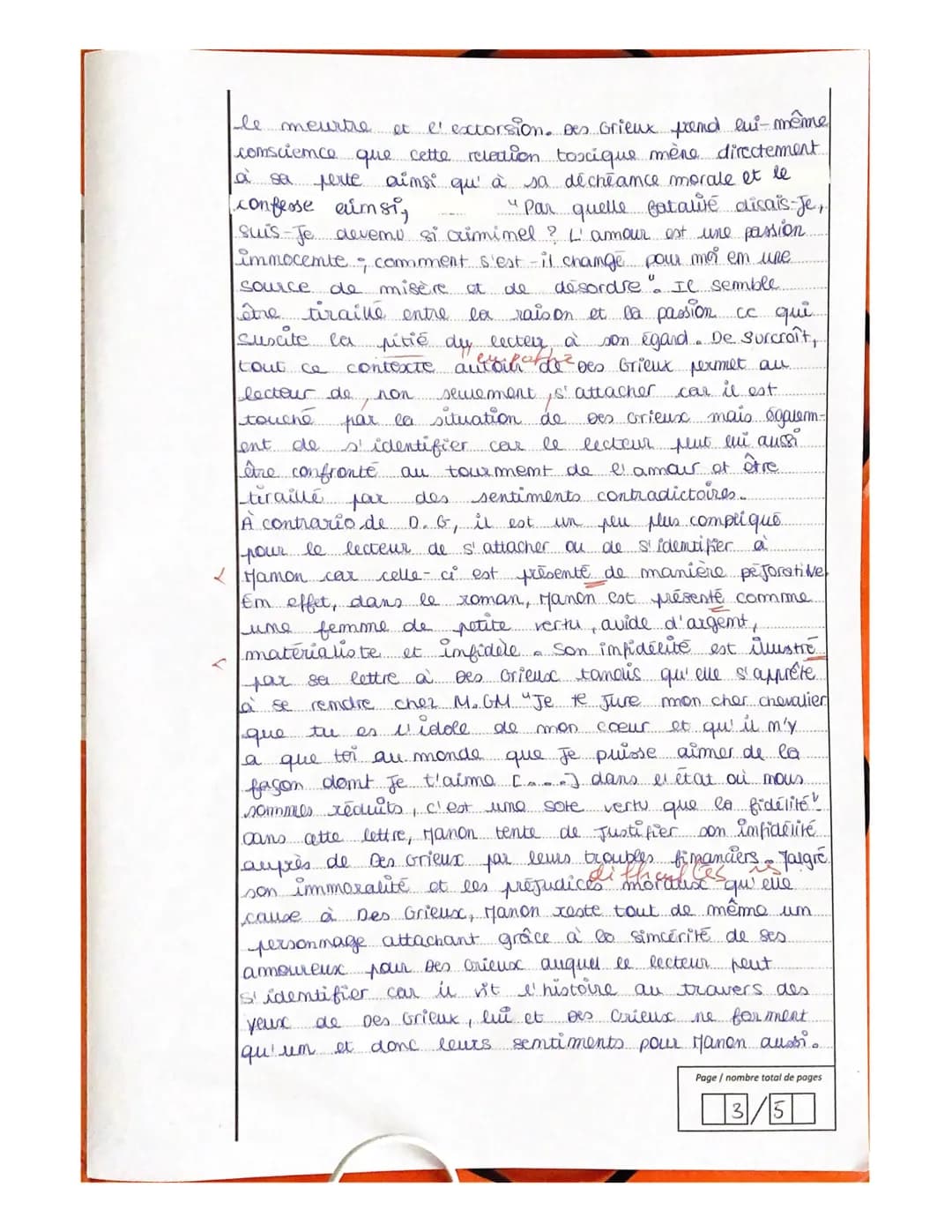 DST Français-
4h
Vous choisirez un des sujets suivants :
- 1ère
1) Dissertation
« J'ai lu ce 6 avril 1734 Manon Lescaut, roman composé par P