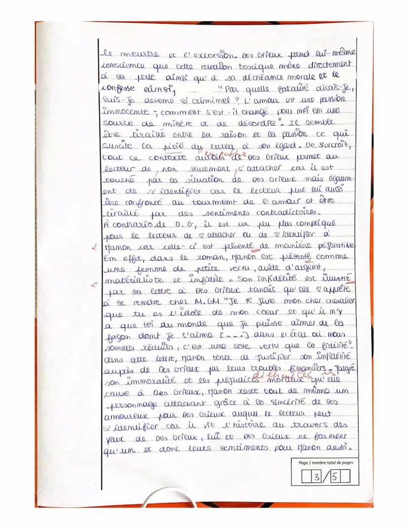 DST Français-
4h
Vous choisirez un des sujets suivants :
- 1ère
1) Dissertation
« J'ai lu ce 6 avril 1734 Manon Lescaut, roman composé par P