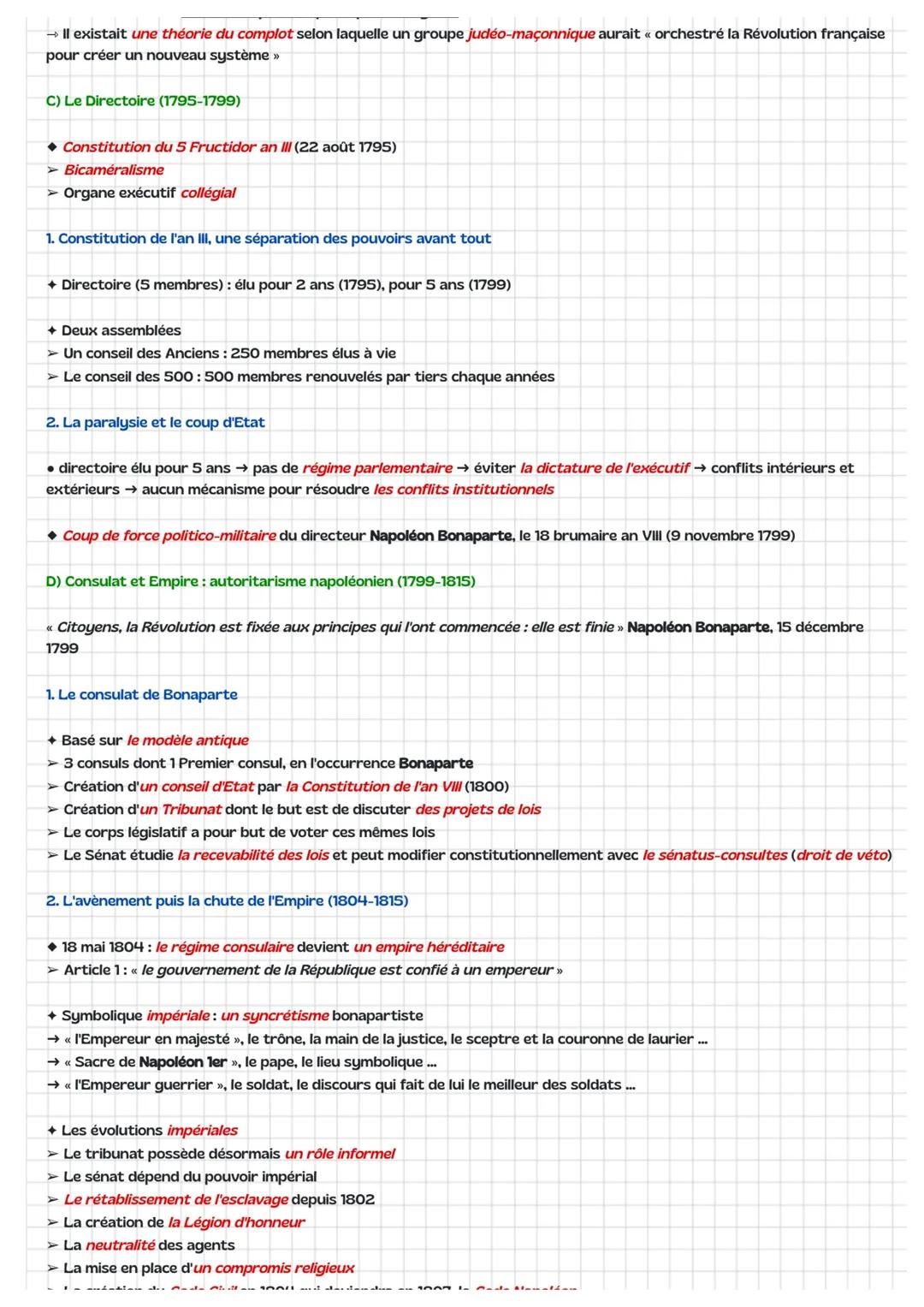 Post-Bac
1
Vie politique française depuis 1789 - Chapitre
I- De la Révolution à l'Empire (1789-1815)
INTRODUCTION: Contexte d'Ancien Régime
