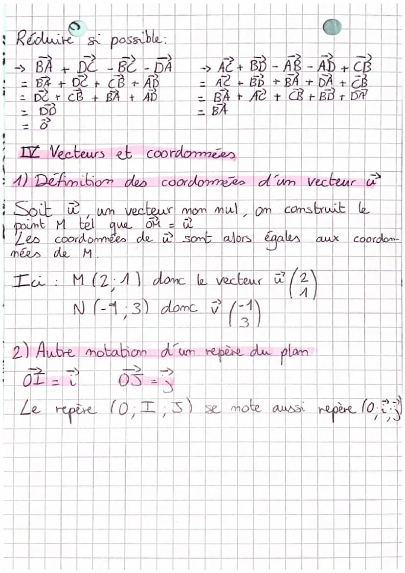 ΜΑΤΗΣ -
TRANSLATION ET VECTEURS
I Definition
Soit a et b
B
"
deux points du plan :
B
A
• La translation qui transforme A en B est la
transla