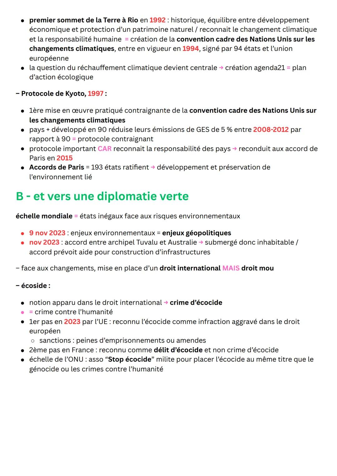 Thème 5:
L'environnement,
entre exploitation
et protection
UN ENJEU PLANÉTAIRE
Chapitre introductif : Qu'est-ce que
l'environnement ?
Fait d