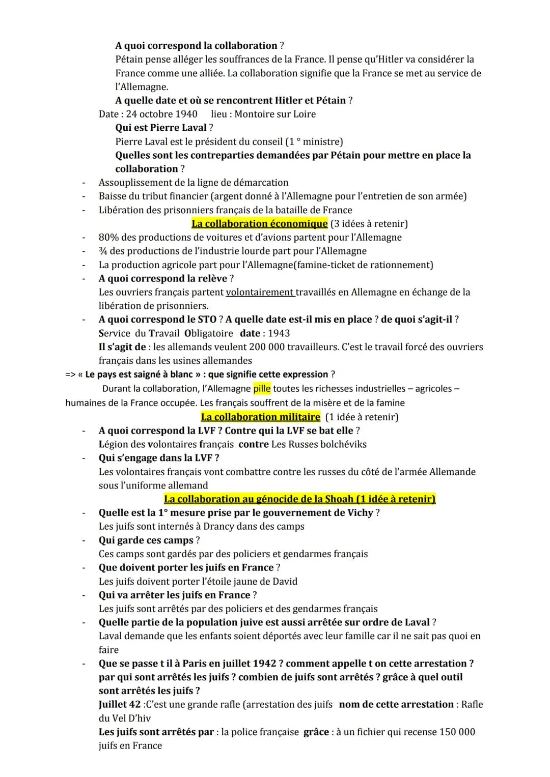 LA FRANCE DURANT LA SECONDE GUERRE MONDIALE (1939-1945)
problématique : Quelles sont les 2 attitudes des Français durant la seconde
guerre m