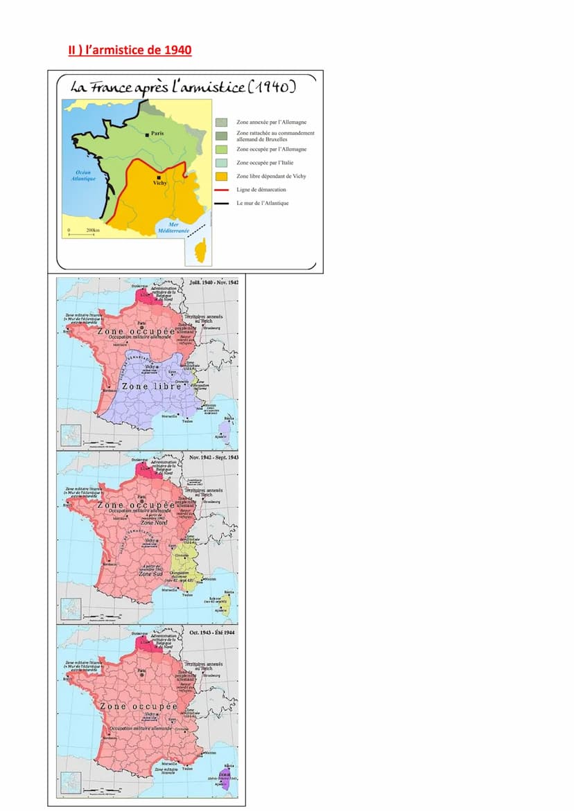 LA FRANCE DURANT LA SECONDE GUERRE MONDIALE (1939-1945)
problématique : Quelles sont les 2 attitudes des Français durant la seconde
guerre m