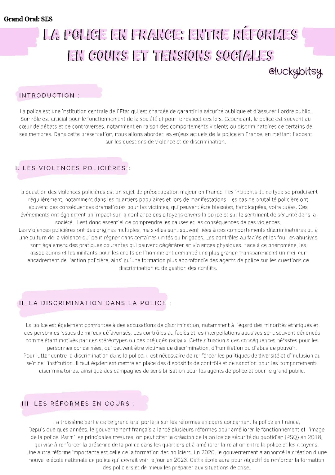 La Réforme de la Police et les Violences en France: Explications Simples