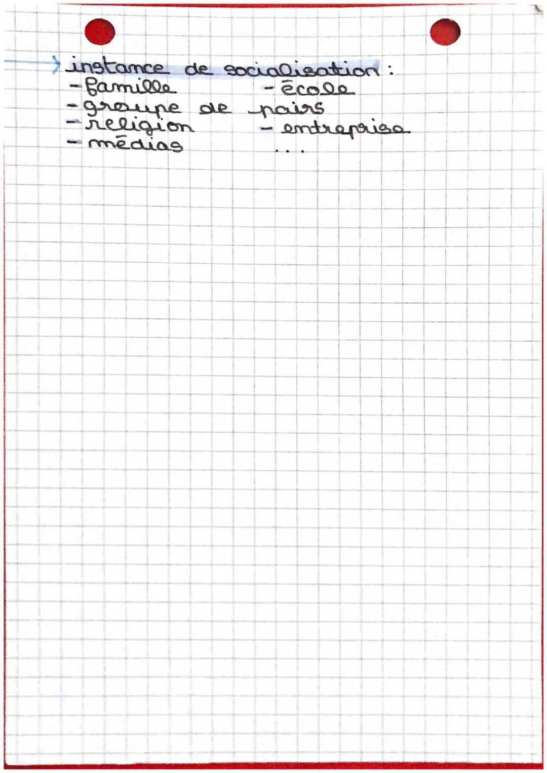 2nd

sociologie chap 2

-définition-

socializatio: c'est l'ensemble des
 procesus par lesquelles
 l'individus est construits
Elle dure tout