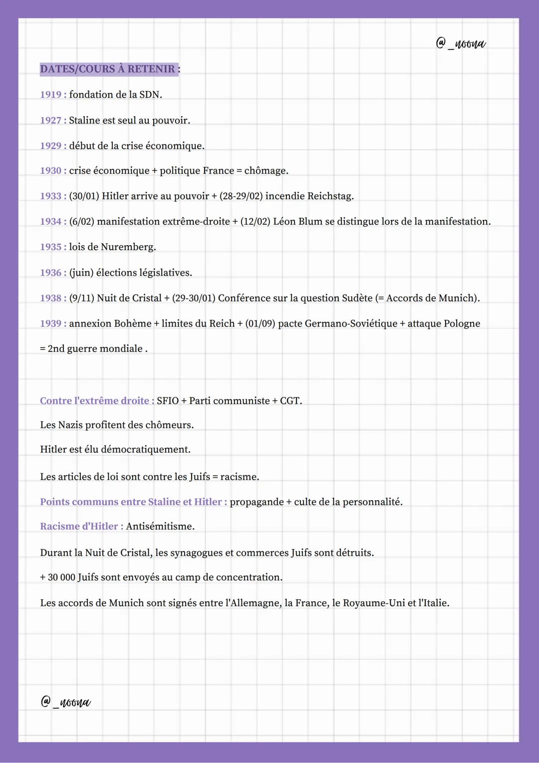 Seconde guerre
mondiate
I] L'ENTRE-DEUX-GUERRES :
DÉFINITIONS :
Pacifisme: doctrine consistant à rejeter la guerre.
-brevet zeme-
noona
Cult