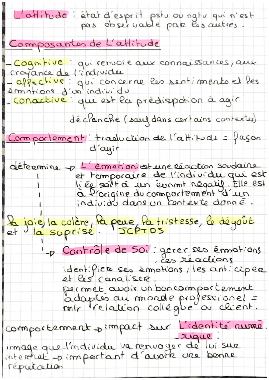 SGN: CHAP 9
Personnalité. Traits de caractère de
l'individu
personnalités
dipp il n'y a pas de bonne ou mus
plusieurs traits de personnalité