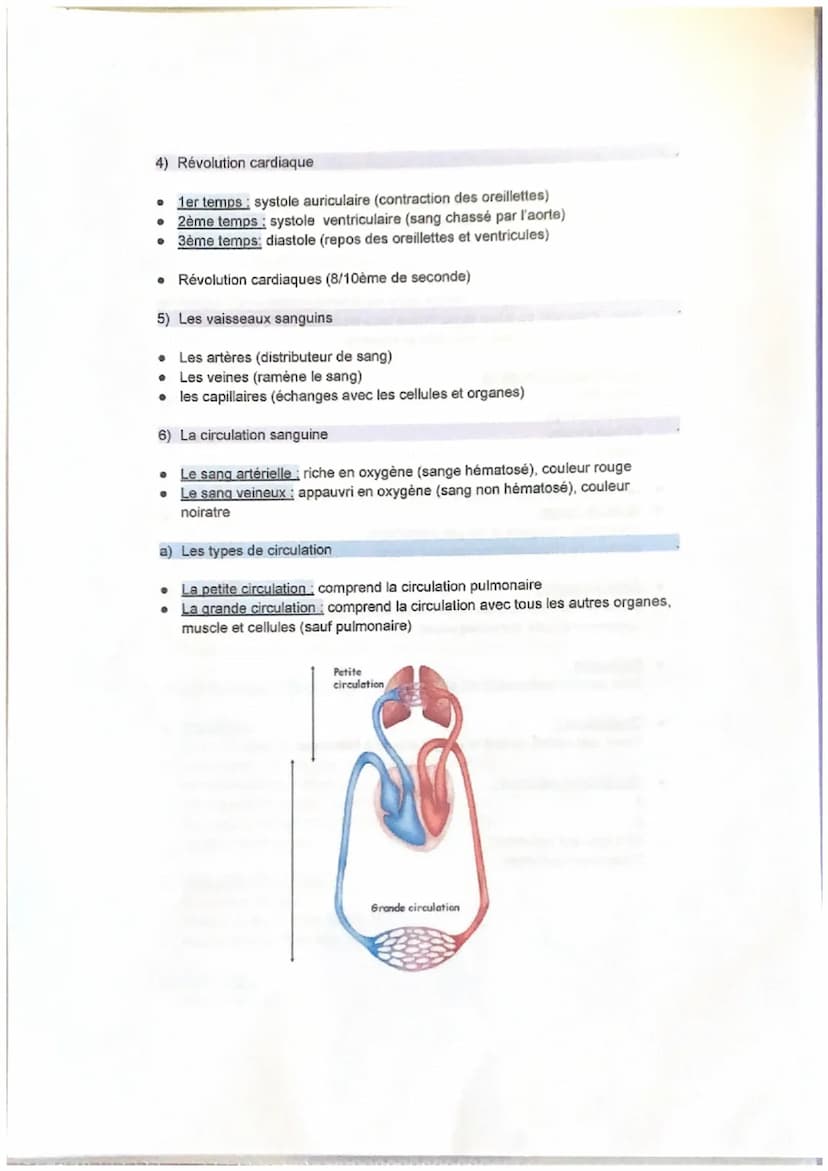 Module 3: Evaluation de l'état clinique d'une personne
I. L'appareil cardio-vasculaire
• Le cœur: Organe musculaire creux, qui constitue l'é