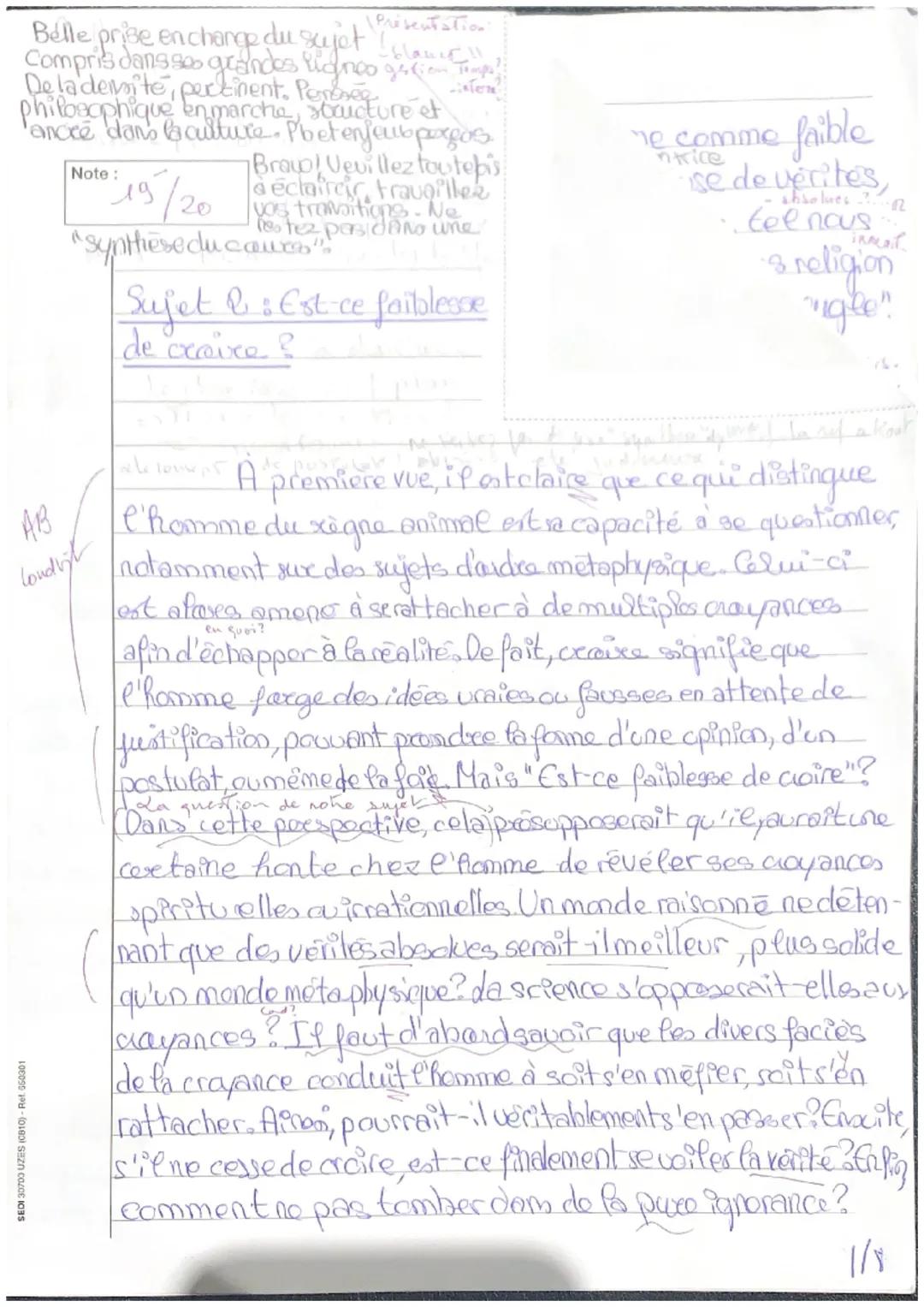 Présentation:
Belle prise en charge du sujet !!blan!!
Compris dans ses grandes lignes gestion Tempo
De la demite, pertinent. Persée
philosop