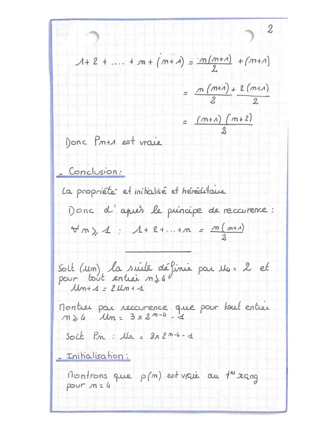 
<p>Le raisonnement par récurrence est une méthode mathématique qui permet de démontrer une proposition pour tout entier naturel. Cette méth
