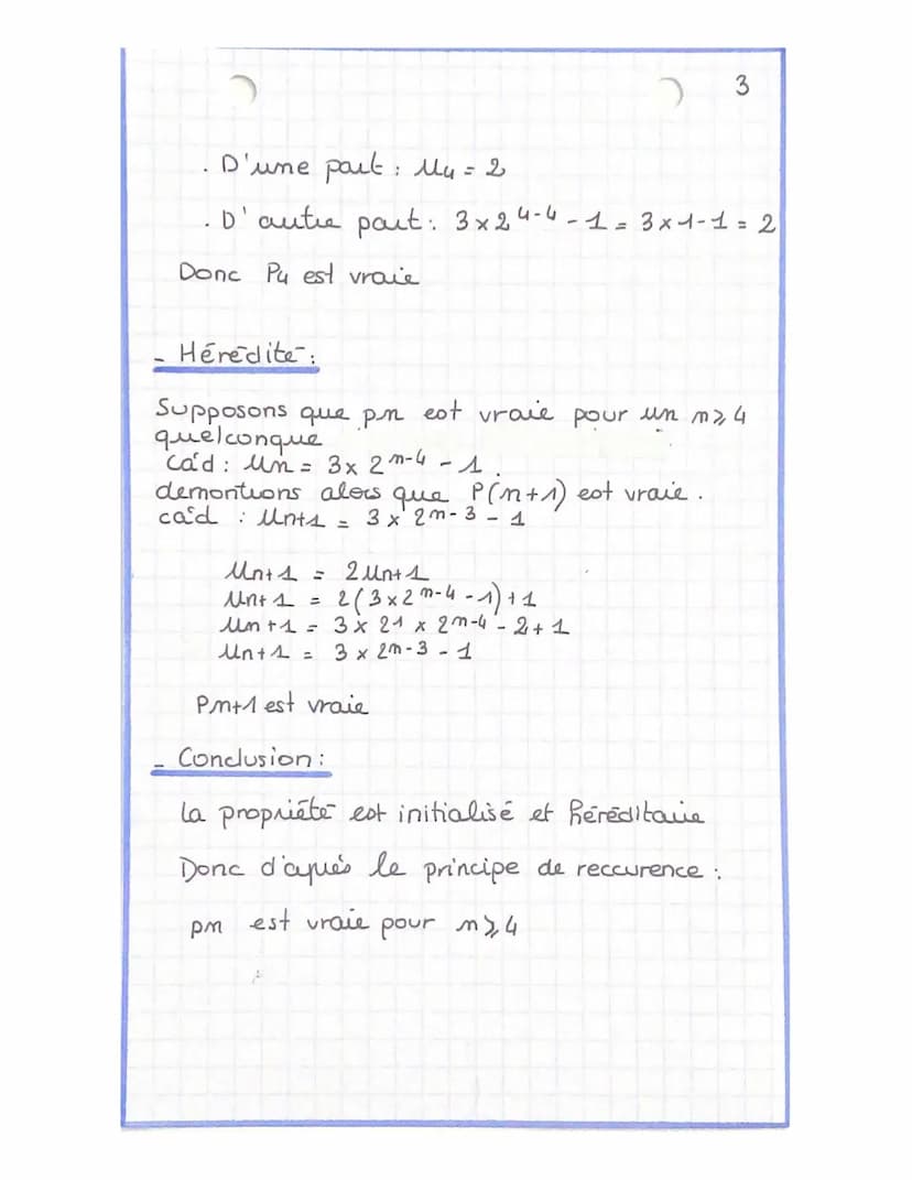 
<p>Le raisonnement par récurrence est une méthode mathématique qui permet de démontrer une proposition pour tout entier naturel. Cette méth