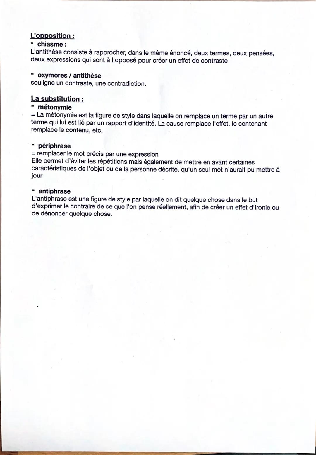 # Figure de style et leur effets

L'analogie:
- comparaison:
La comparaison rapproche deux réalité différentes, c'est une figure de style qu