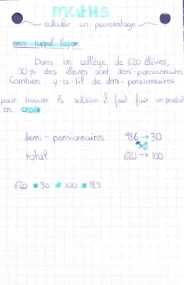 Know maths pourcentage/proportionnalité  thumbnail