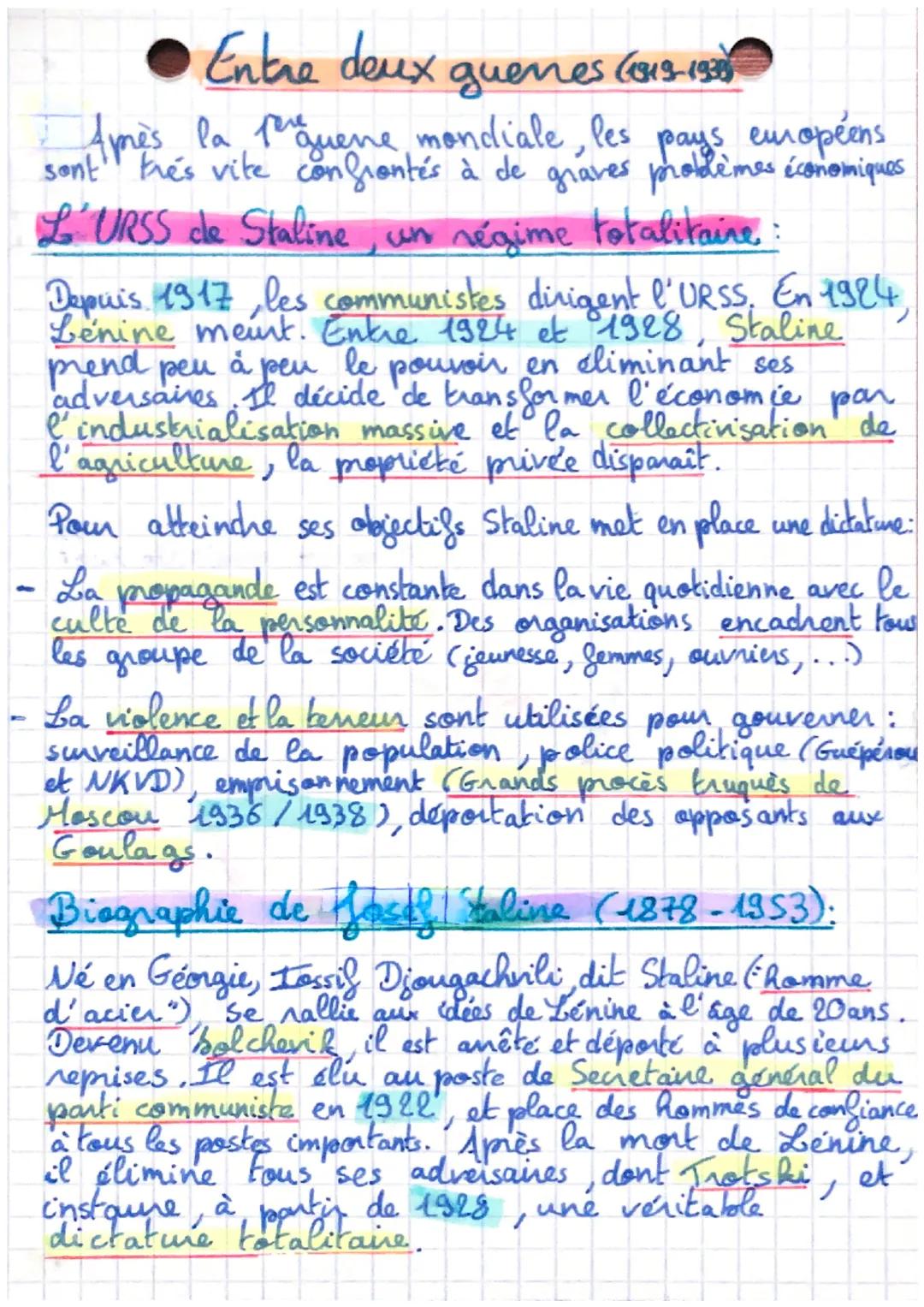 Entre deux
deux guenes (1819-1998)
Après la pequene mondiale, les pays européens
sont très vite confrontés à de graves problèmes économiques