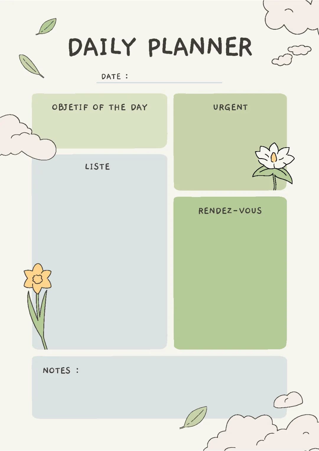 Daily planner 