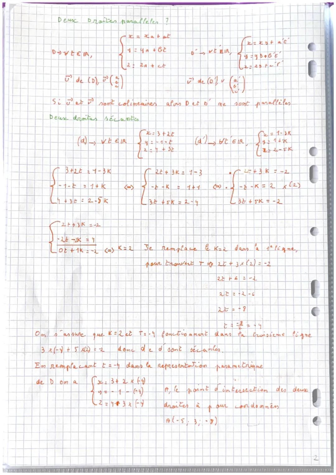 GEOMETRIE DANS L'ESPACE
2022/2023

Vecteur
$A(x_a, y_a, z_a)$ $B(x_b; y_b, z_b)$

Distance
$AB= \sqrt{(x_b-x_a)^2+(y_b-y_a)^2+(z_b-z_a)^2}$
