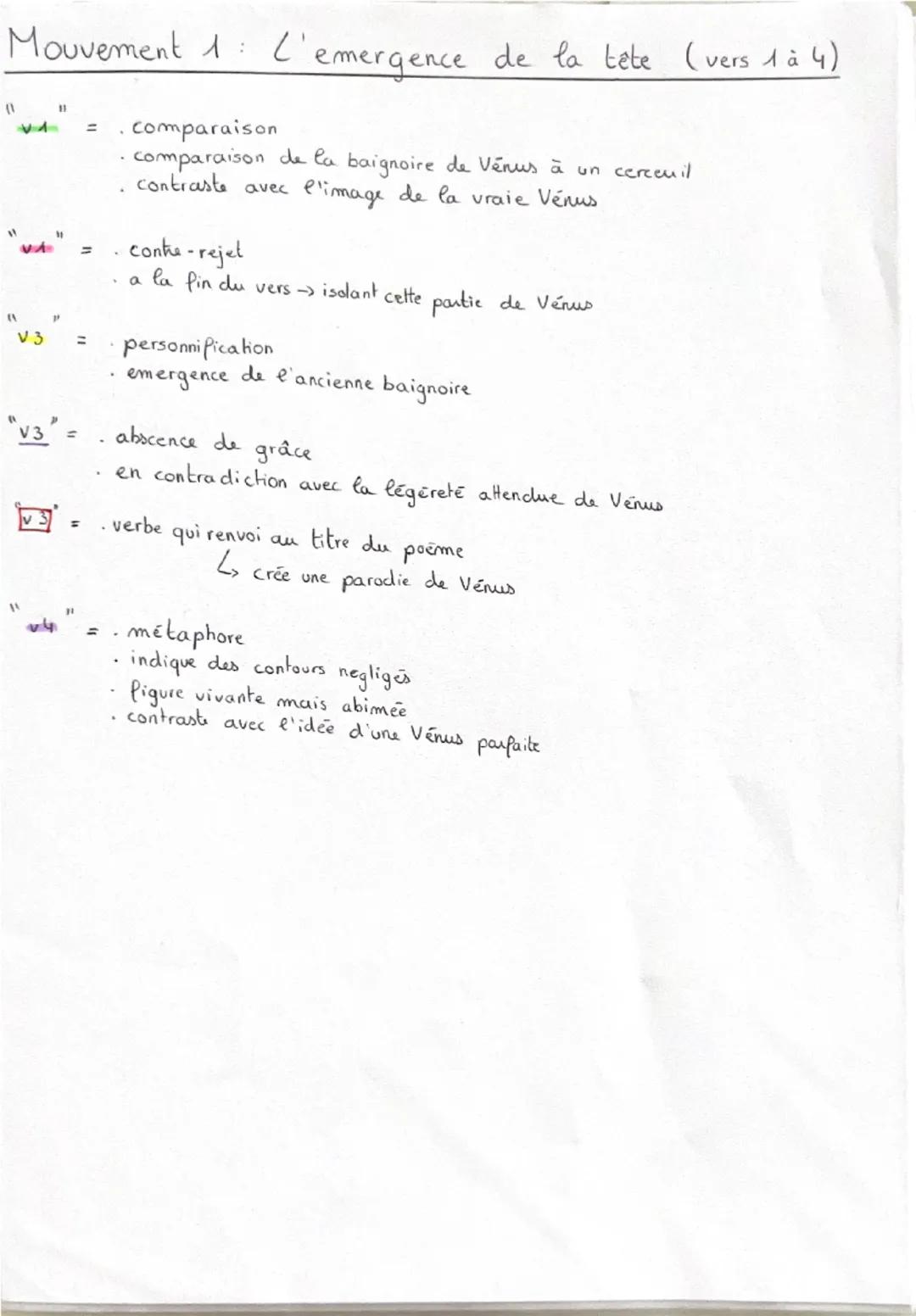 Texte 3: Venus Anadyomène, Rimbaud 1870
Introduction:
Arthur Rimbaud est un poète français du XIXe siècle qui a écrit toute son œuvre
entre 