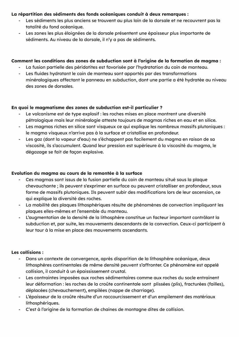 CHAPITRE 2: LA DYNAMIQUE DE LA LITHOSPHÈRE
Définitions:
Plaque: plaque tectonique, région de la lithosphère en mouvement les uns par rapport