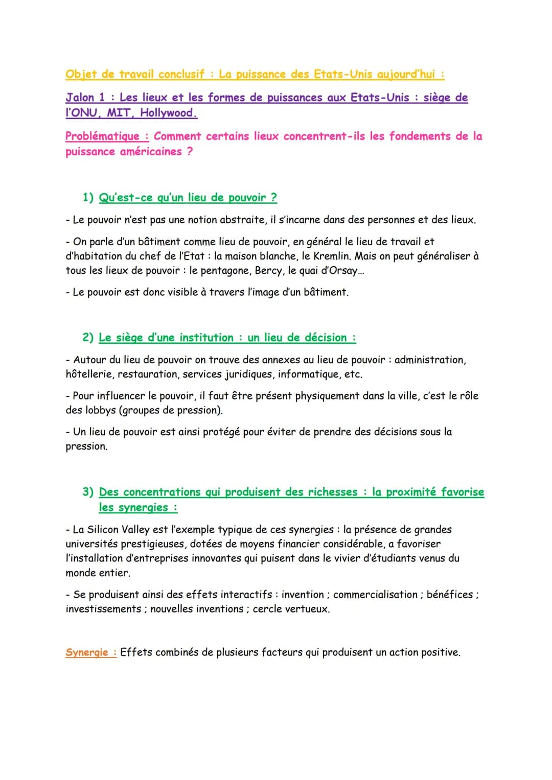 Axe 1 Essor et déclin des puissances, un regard
historique :
Introduction :
Dès l'antiquité des empires se constituent sur de vastes territo