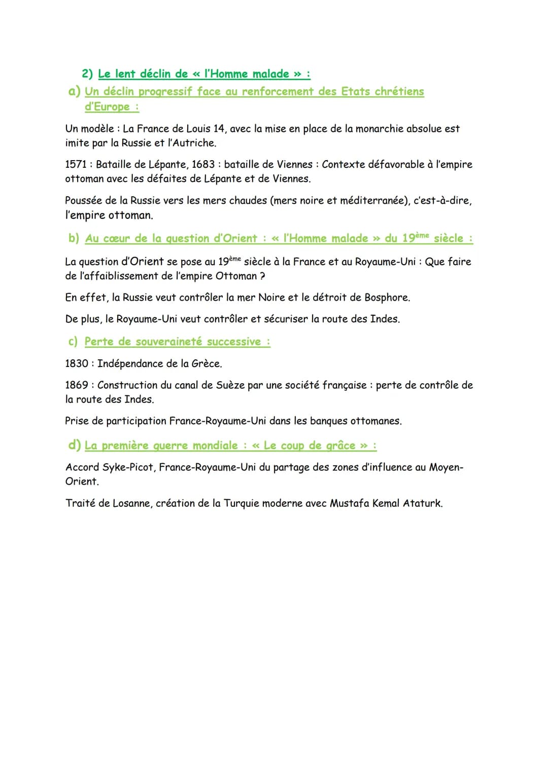 Axe 1 Essor et déclin des puissances, un regard
historique :
Introduction :
Dès l'antiquité des empires se constituent sur de vastes territo