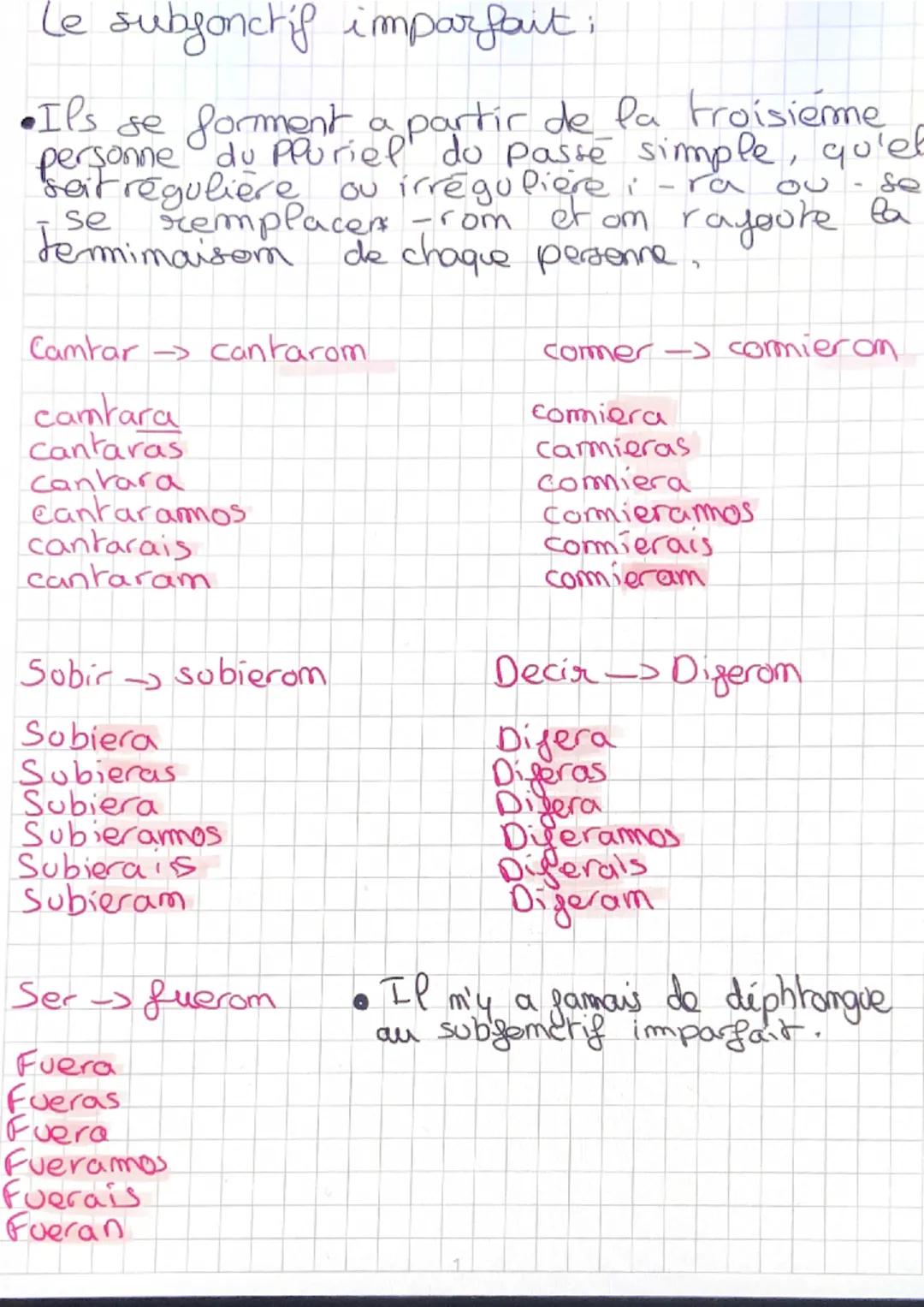 Le passe simple:

• La Be personne du pluriel du passe simple sert
a former le subjonctif imparfait,

Le Passé simple regulier

IP se forme 