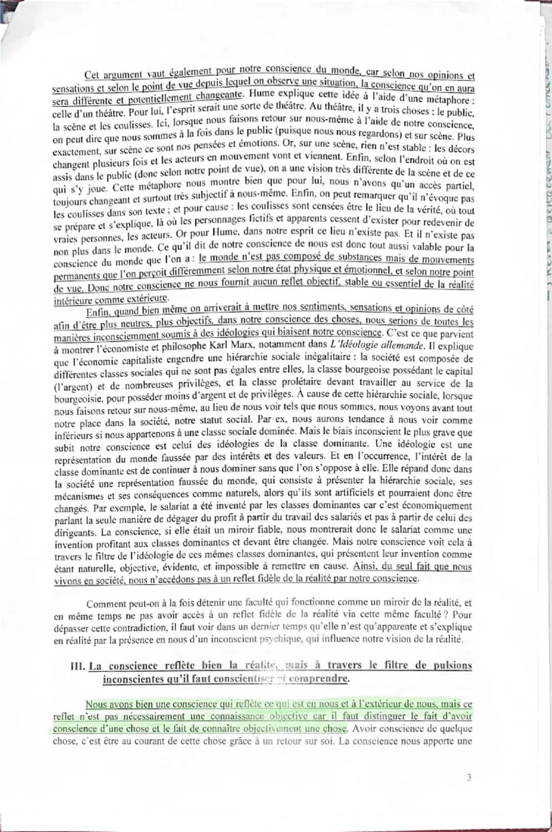 ## Corrigé - Notre conscience est-elle un miroir de la réalité ?

Conseils de méthode à mieux suivre

- Ne pas mentionner les auteurs ni leu