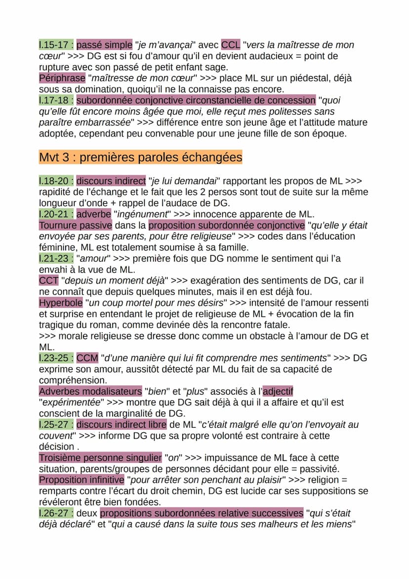 Manon Lescaut : la rencontre
Introduction :
L'abbé Prévost est un auteur du XVIIIème, il était romancier, historien,
journaliste, traducteur