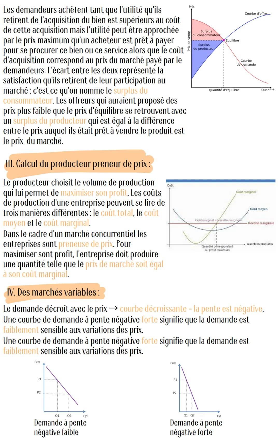 S.E.S.
Le marché
1. Le marché : unité et diversité :
Le marché est tout d'abord un lieu de rencontre, virtuel ou physique, entre des
offreur