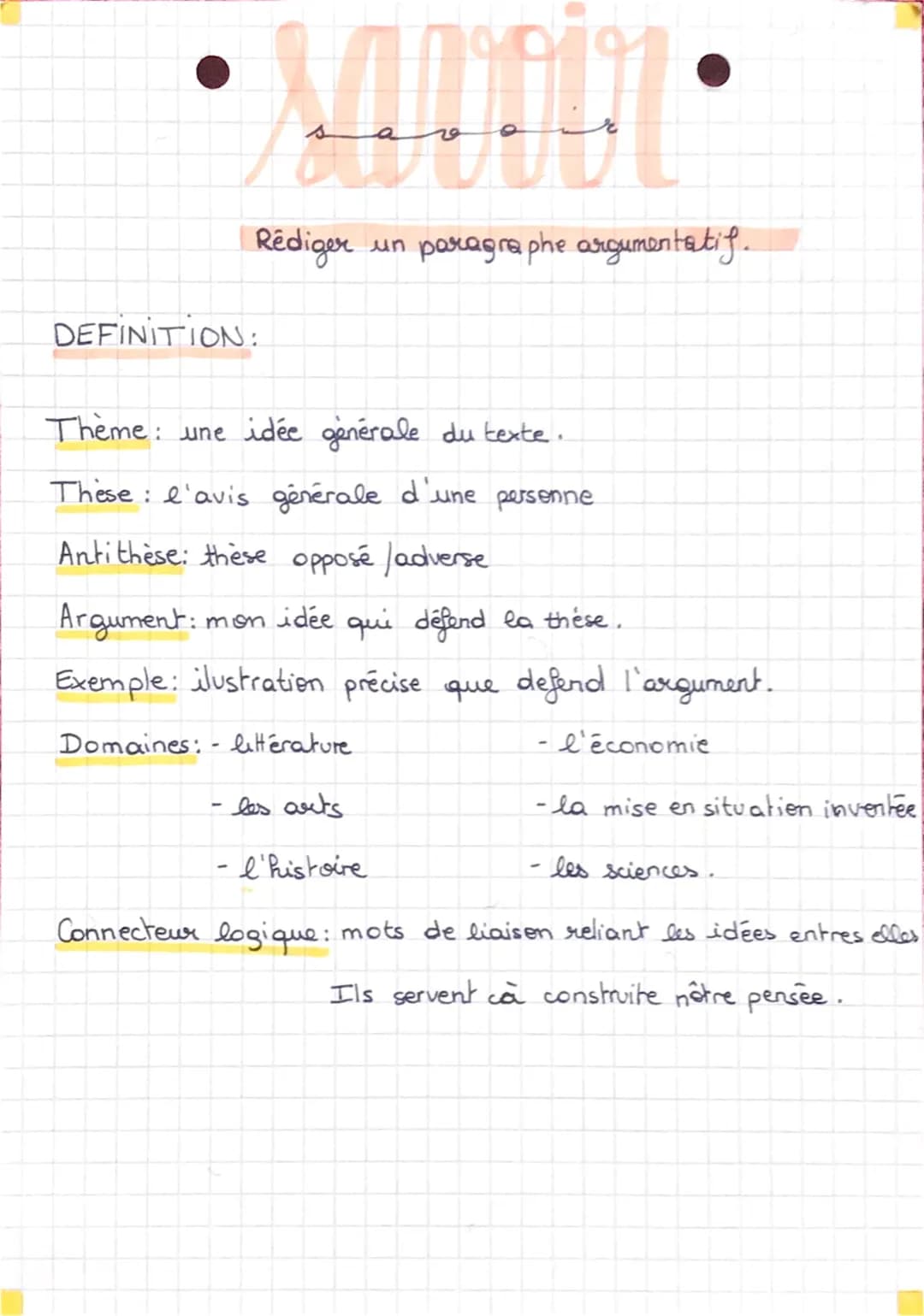 Exemple de Paragraphe Argumentatif - Structure, Plan et Correction