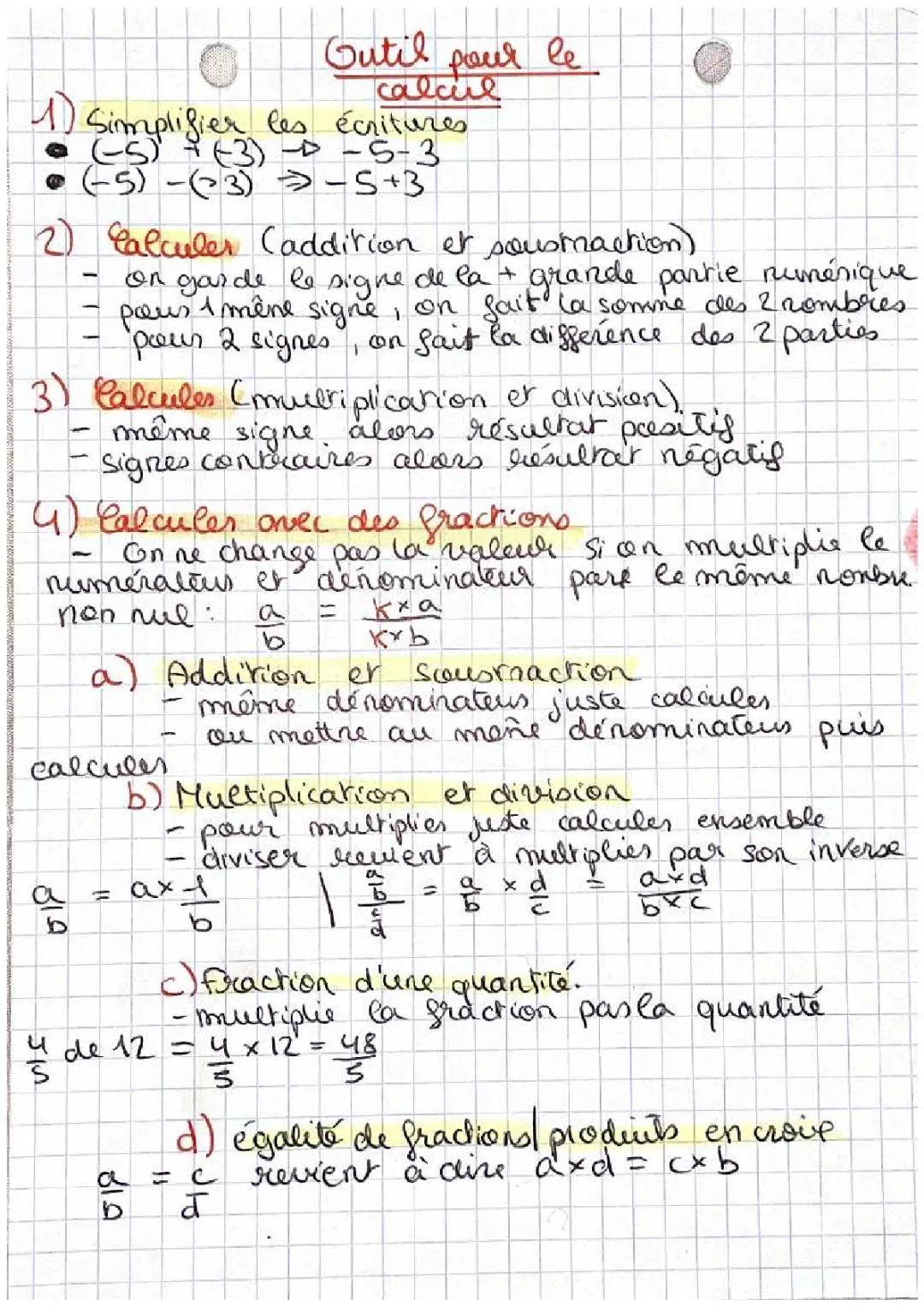 Outil de Simplification et Calcul pour les Fractions et Proportionnalité