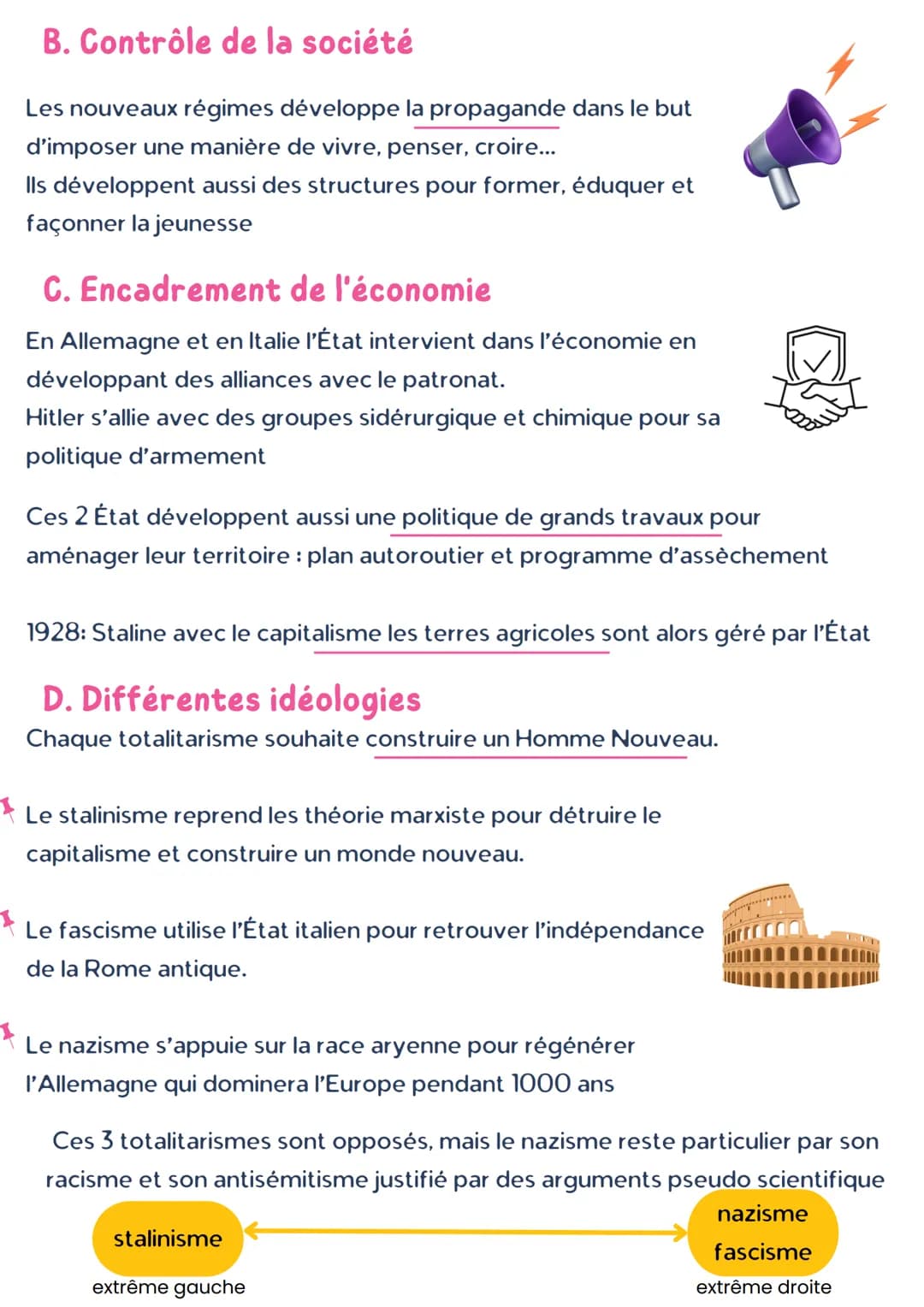 CHAPITRE 2
Les régimes totalitaires 1917-1939--
• Entre 1922 et 1933 affirmation de 3 régimes qui rejetent la
démocratie et sont à l'origine