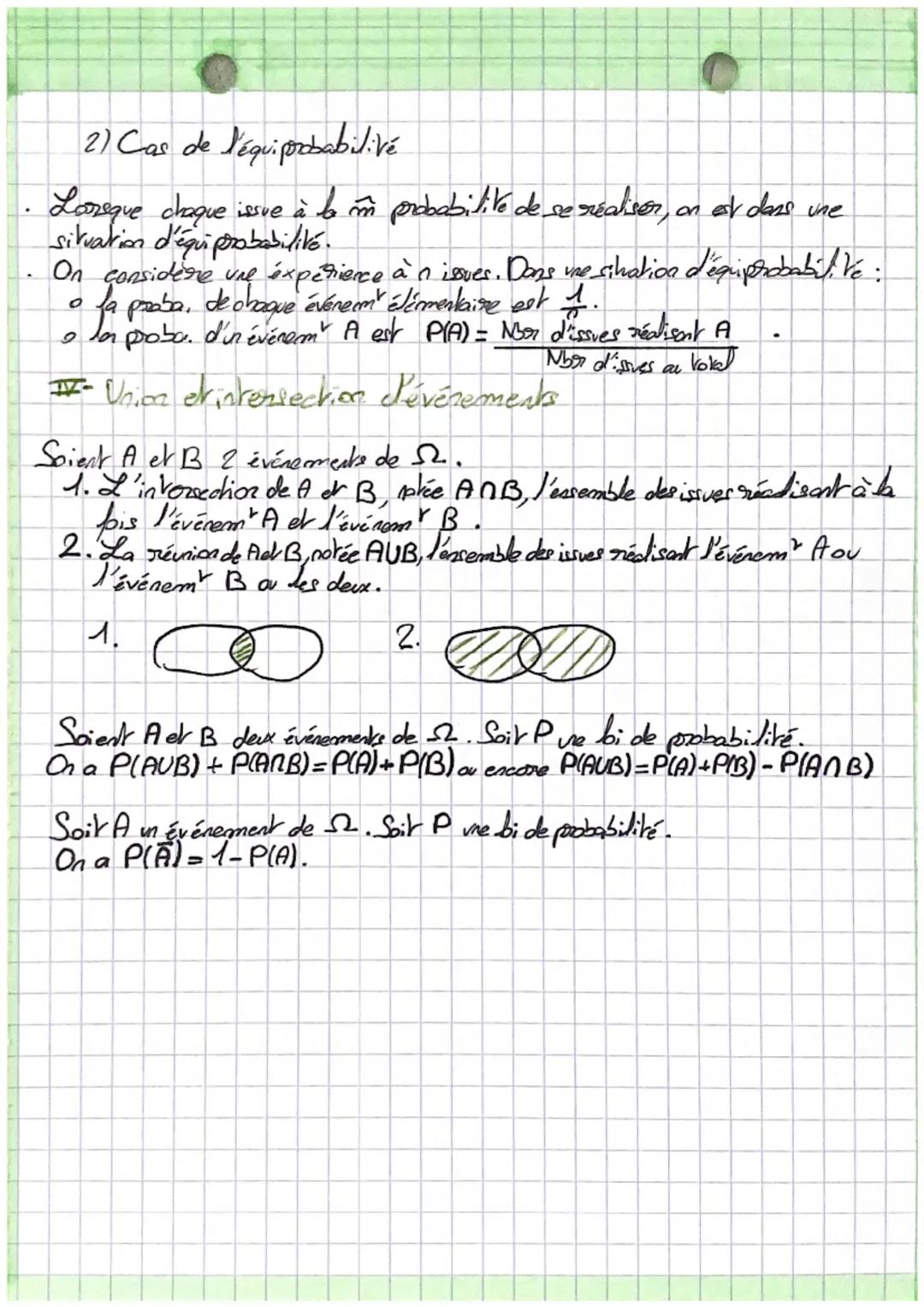 Chupi be 3 pondilités et échantillonaze

I- Vocab

- Expérience dléatoire: expérience dark cot compaît raples réellble possides arque lan
ne