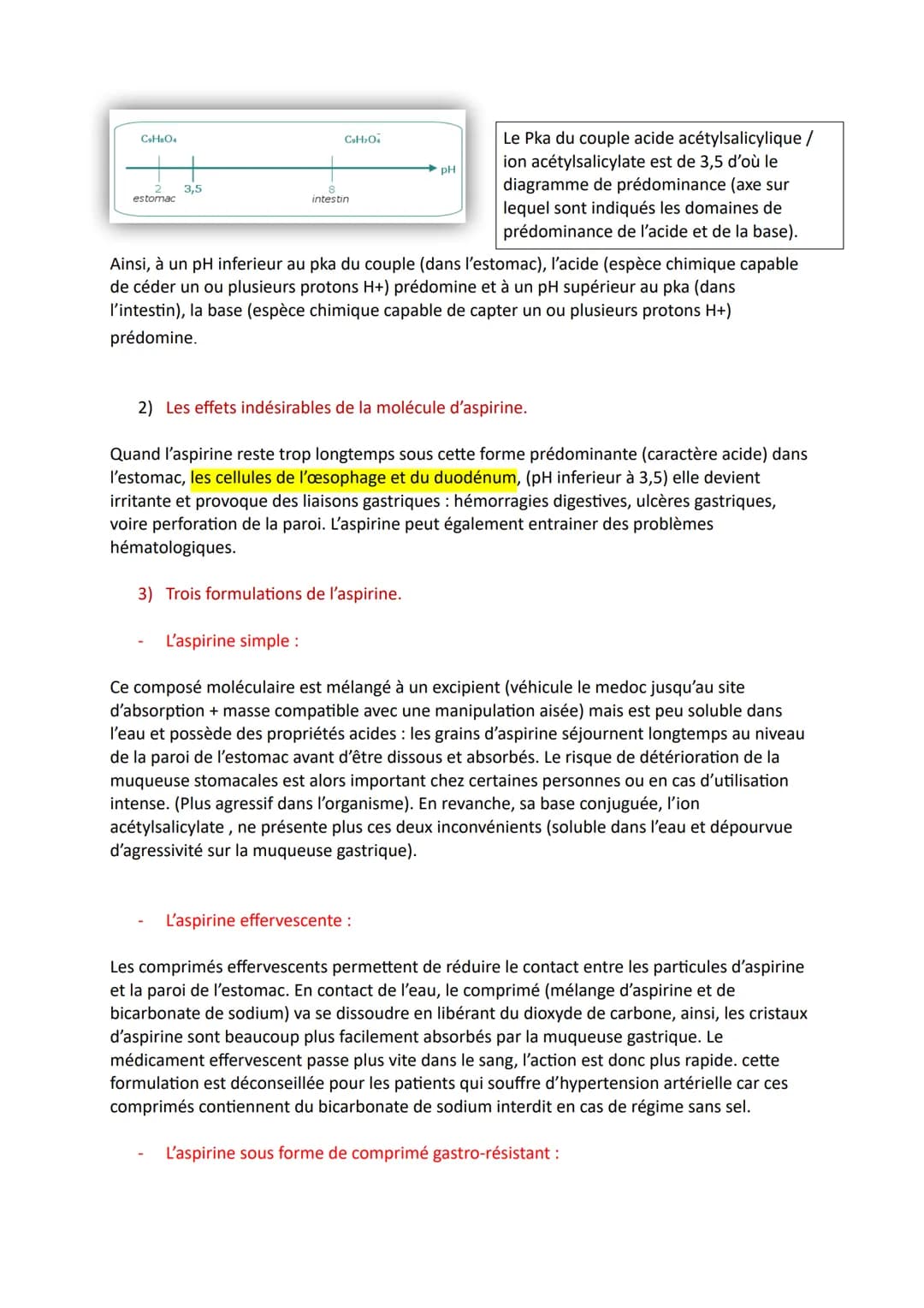 Grand oral physique : La prise d'aspirine est-elle sans danger ?
Introduction :
L'acide acétylsalicylique, plus connu sous le nom commercial
