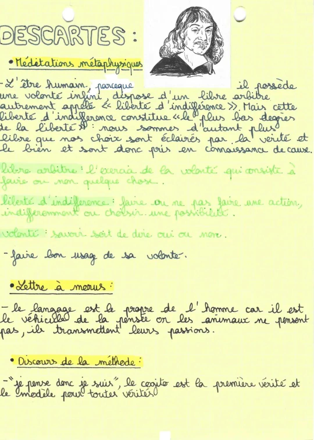 Références Philosophie : Descartes