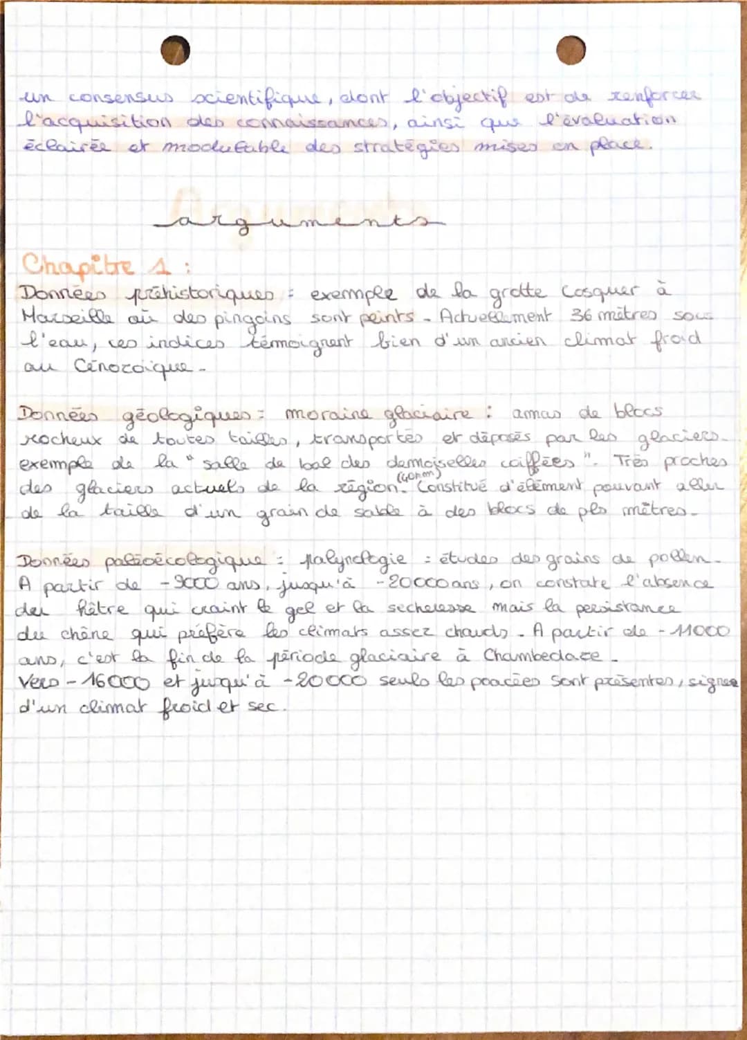 leachin
partie
6: leachimats
Terre
33
de la
comprendre le passé pour agir
aujourd'hui et demain
Chapitre 1: Reconstituer et comprendre les
v