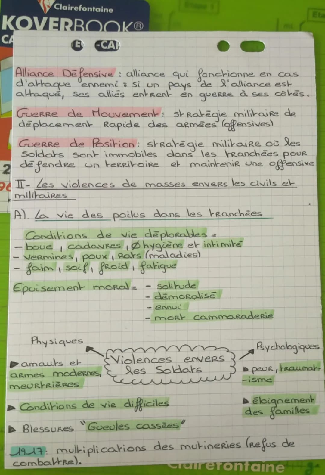 OVER
R
HIE
Civils et militaire
dans la Re
Guerre Mondiale
1914-1918
PB: Comment la IGM bouleverse la vie des
militaires et civils?
I - Une c