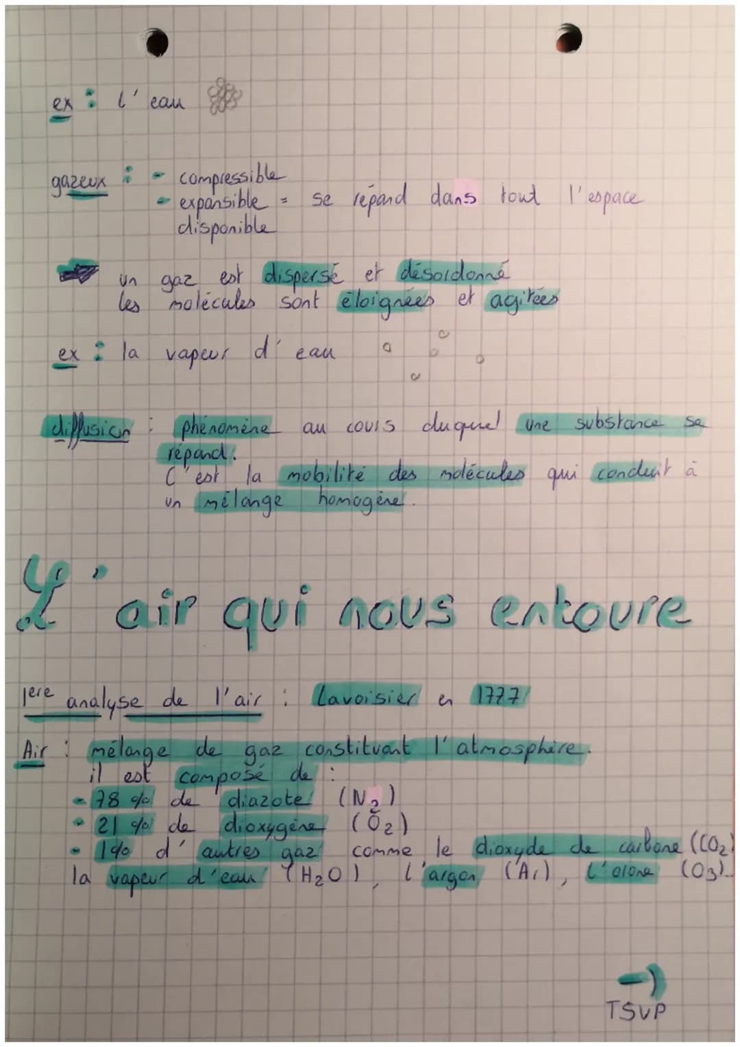 1
•Les molécules •
pour comprendre la
matière
Toutes les matières qui nous entourent sont constituees de
molécules: particules microscopique