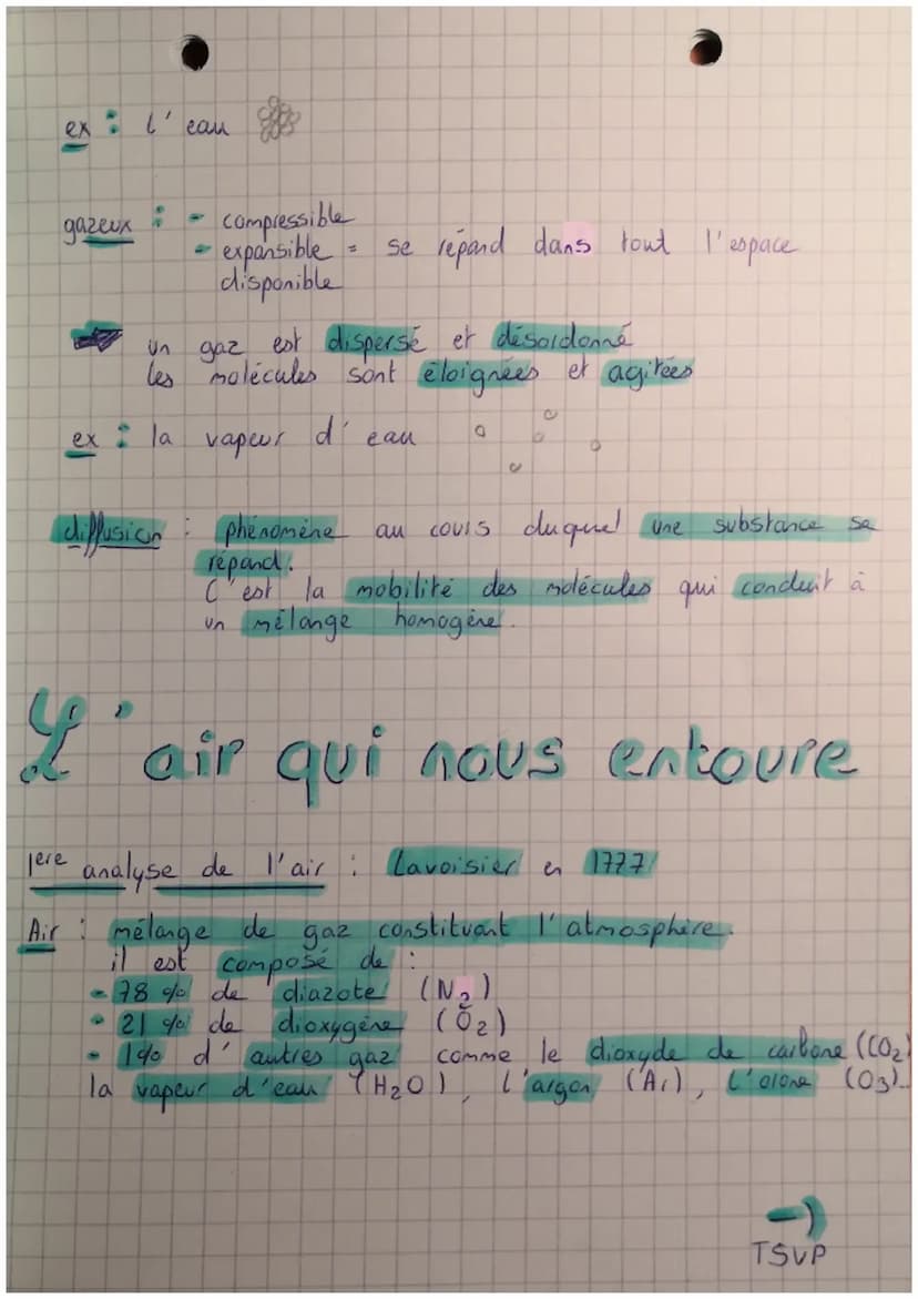 1
•Les molécules •
pour comprendre la
matière
Toutes les matières qui nous entourent sont constituees de
molécules: particules microscopique