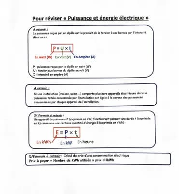 Know puissance et énergie électrique  thumbnail