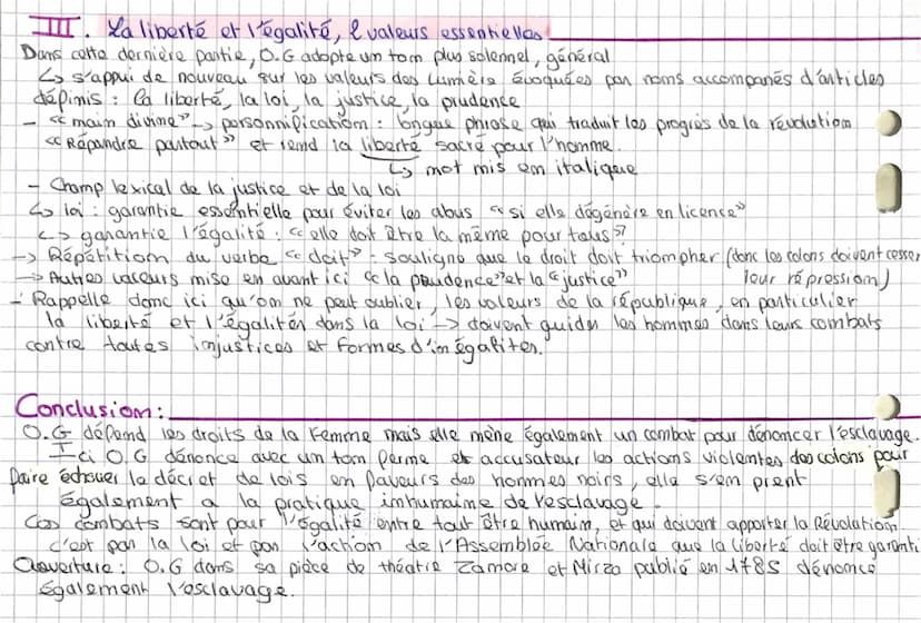Digression sur l'esclavage
Intro: Olympe de Gouges (1748-1793/ sous le nom de Marie Goaze, est une
Femme de lettres d'origine bourgeoise de 