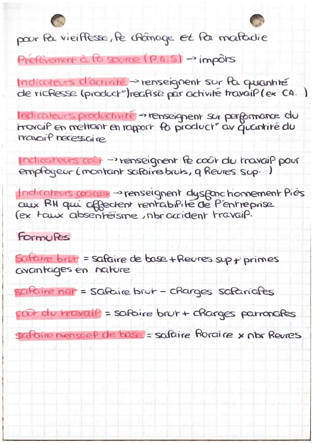 SDGN
la rémunérat° et fe coût du travail
Safaire Poraire de base résufre d'une négociatº
entre employeur salarie en fonct de son profil au j