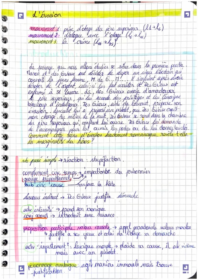 Texte 15
Il demeura quelques temps à me considérer sans me répondres Comme je n'en avais pas à perdre,
je repris la parole, pour lui dire qu