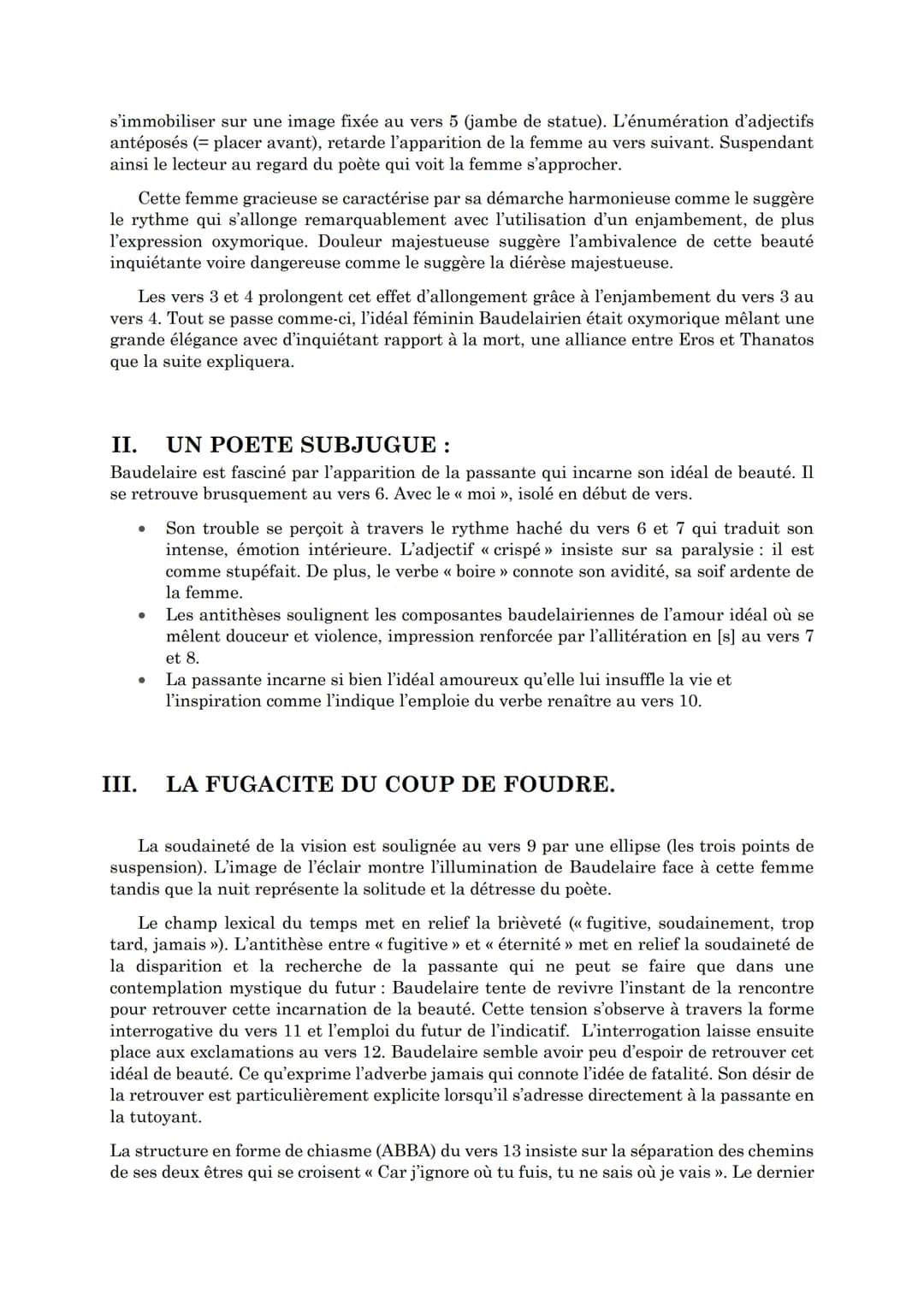
<p>Le poème intitulé « À une passante » fait partie de la section des Fleurs du mal appelée « tableaux parisiens », où Baudelaire évoque la